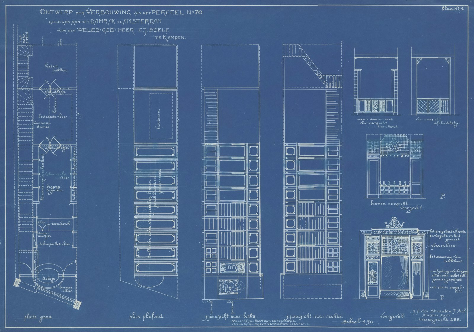 BIM model of a multi-storey residential building on a designer's screen