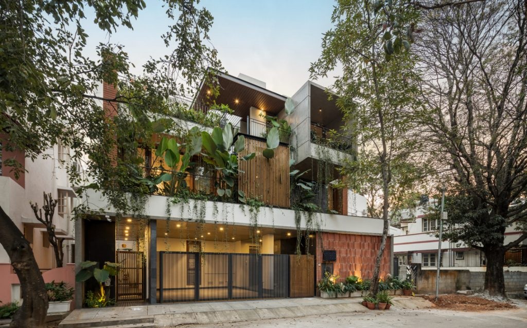 Chennai home under construction with cost breakdown overlay